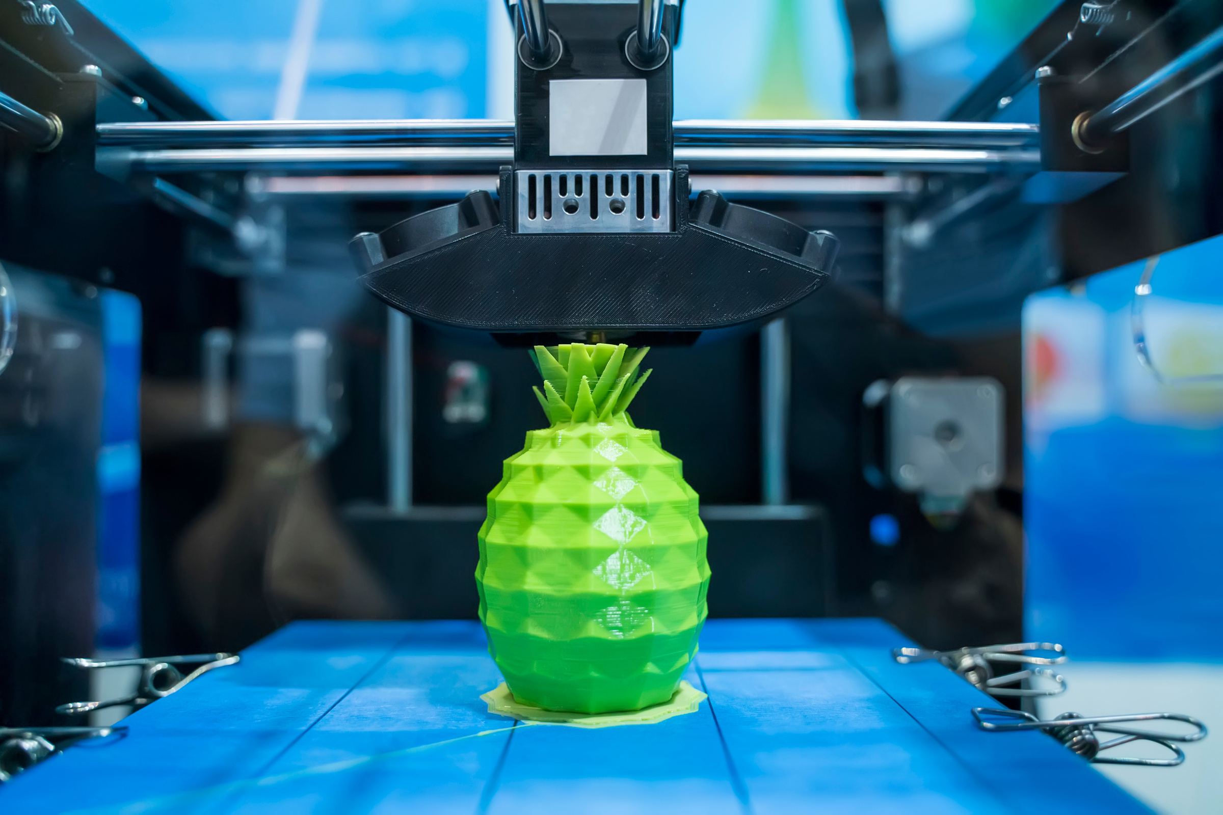 3D Printer Printing Prototypes
