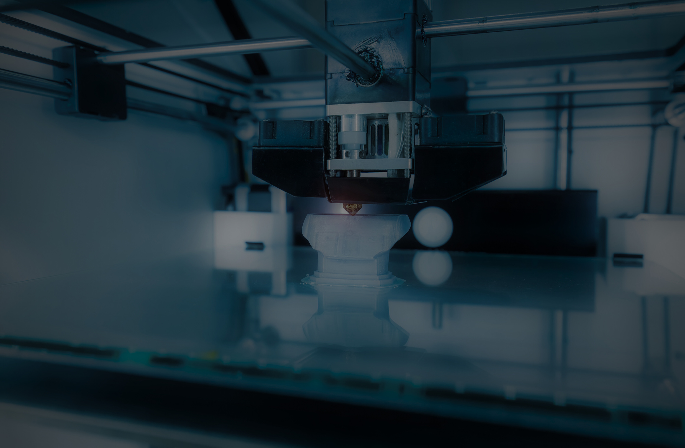 3D Printer Printing Prototypes